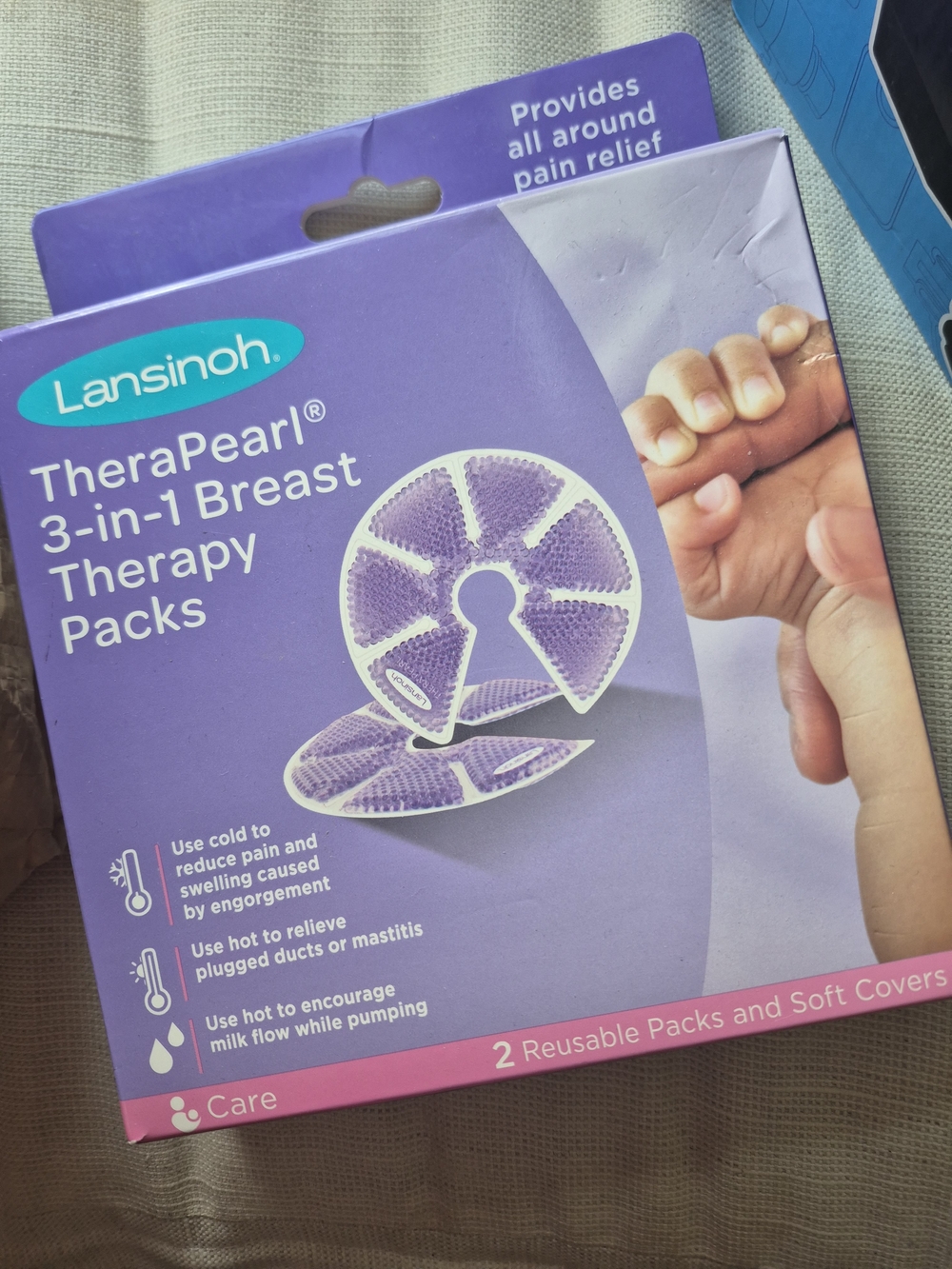 NIB Lansinoh TheraPearl 3-in-1 Breast Therapy Packs